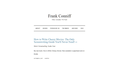Desktop Screenshot of frankconniff.com