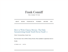 Tablet Screenshot of frankconniff.com